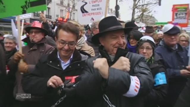 Manif de patrons dans les rues de France