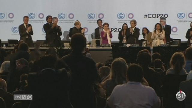 Un accord a été conclu lors de la conférence sur le climat de Lima, au Pérou