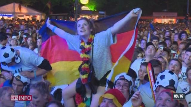 Coupe du monde: la demi-finale Allemagne-Brésil a fait rêver les supporters allemands