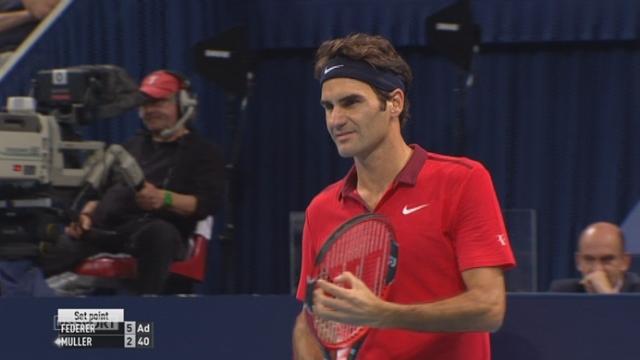 1er tour: Roger Federer (1-SUI) - Gilles Muller (LUX) (6-2). Bon match, bon Federer. 1er set expédié