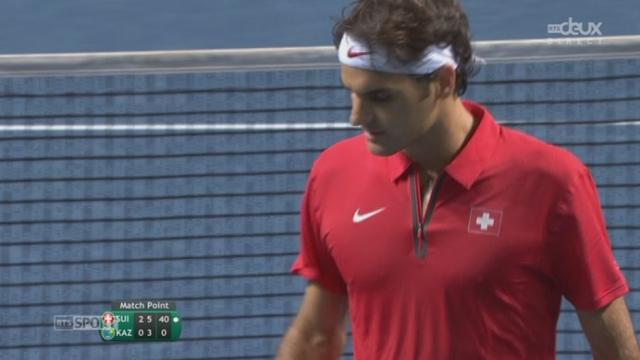 Federer - Golubev (7-6, 6-2, 6-3): c’est fait ! La Suisse est en 1-2 finale de la coupe Davis