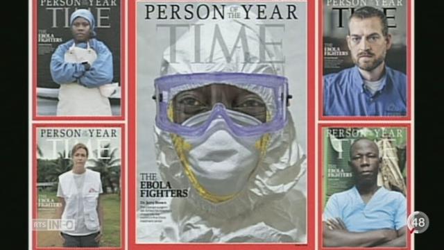 Le magazine Time a désigné les combattants d'Ebola comme personnes de l'année