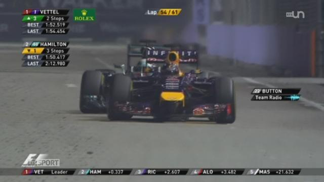 Formule 1 - Grand prix de Singapour: Hamilton remporte la course