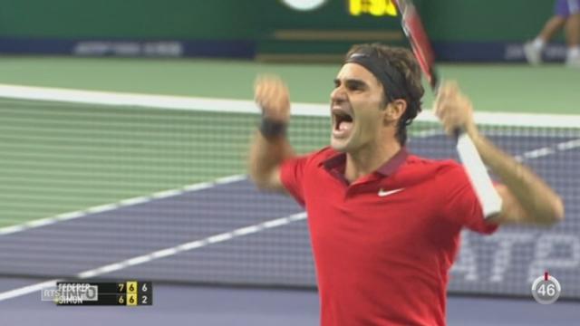 Tennis - Master 1000 de Shanghai: Federer remporte le tournoi face à Gilles Simon