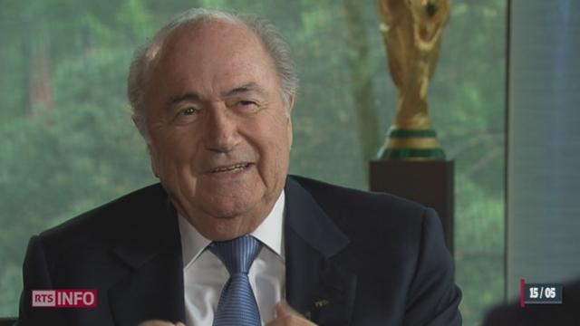 FIFA: entretien avec Sepp Blatter, président de la FIFA
