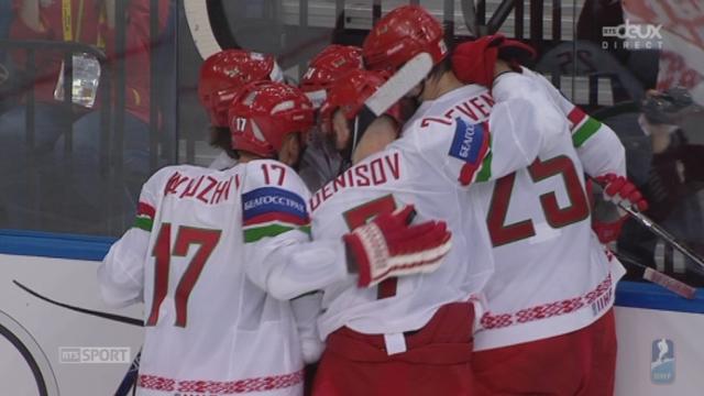 Suisse - Belarus (3-3): le deuxième but de Kostitsyn remet les équipes à égalité