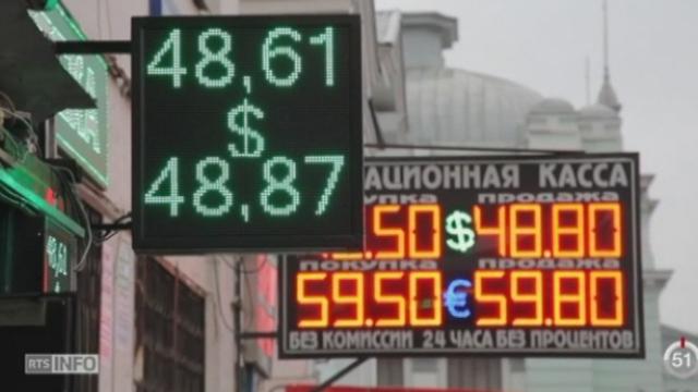 Le rouble, monnaie russe, est en chute libre