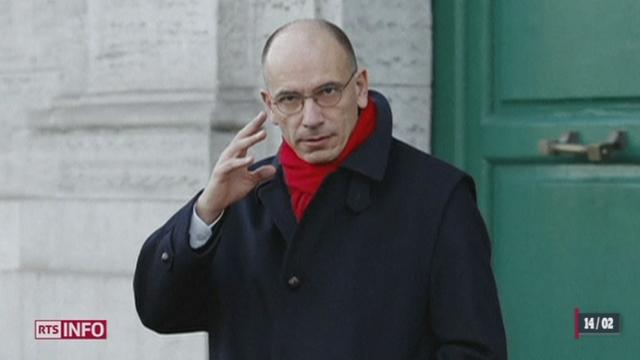 Italie: Enrico Letta, Premier ministre, annonce sa démission