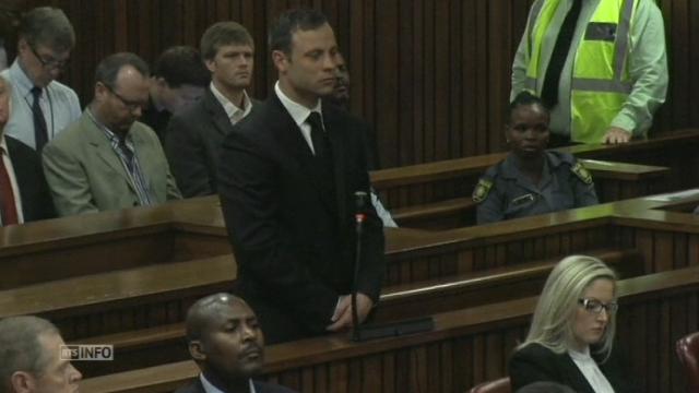 Oscar Pistorius au moment de l'annonce du verdict