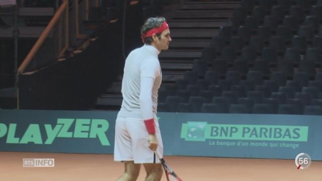 Tennis - Coupe Davis: Federer est de retour à l'entrainement
