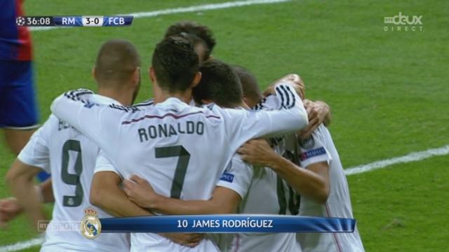 Groupe B, Real Madrid - FC Bâle (4-0): James Rodriguez participe aussi à la fête en inscrivant le 4-0