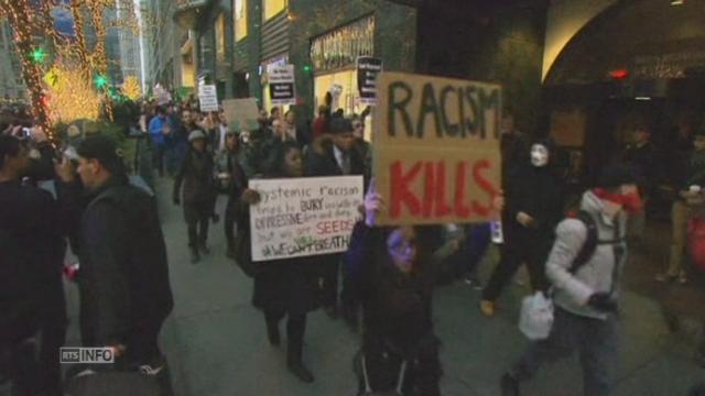 Marches contre les violences policières faites aux noirs aux Etats-Unis