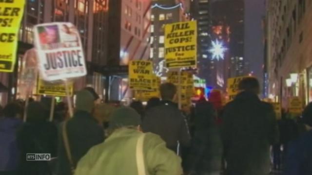 Des centaines de manifestants anti-police à New York