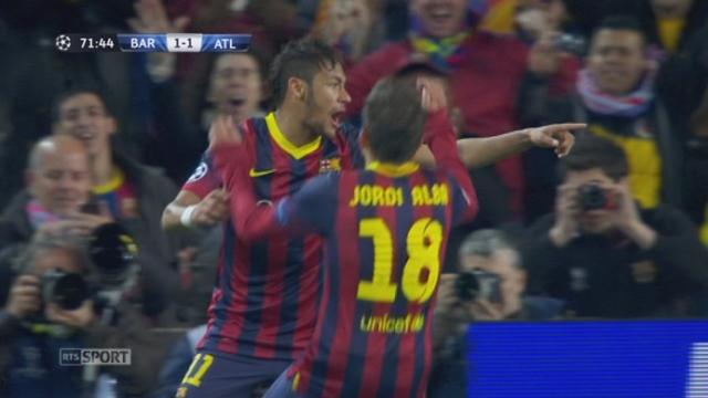 ¼, Barcelone - Atletico (1-1): les Catalans, sur une réussite de Neymar, reviennent au score