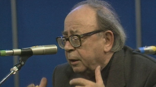 Georges Haldas en 1990 [RTS]