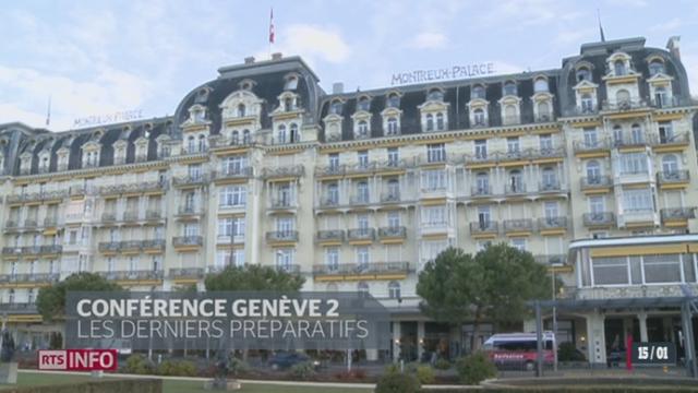 Le Montreux Palace (VD) deviendra le 22 janvier l'épicentre de la diplomatie mondiale