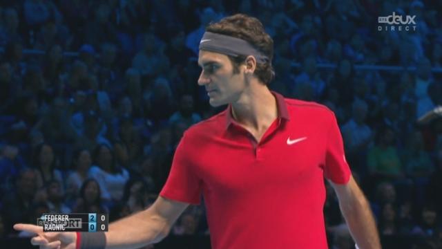 Federer - Raonic (2-0): Federer prend d’entrée de jeu le service du Canadien