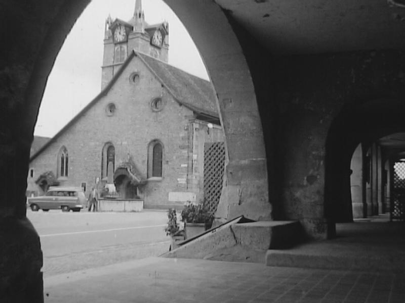 La ville d'Avenches en 1960. [RTS]