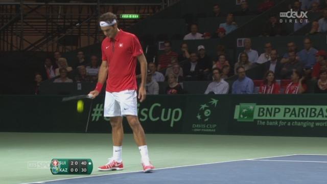 Federer - Kukushkin (6-4, 6-4): le deuxième set revient à la Suisse
