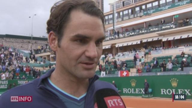 Tennis -  Tournoi de Monte-Carlo: Federer et Wawrinka sont en demi-finales