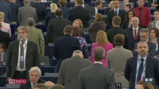La première journée du nouveau Parlement européen a été agitée