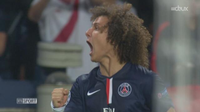 Groupe F, Paris SG - FC Barcelone. (1-0): ouverture du score parisienne par David Luiz qui reprend un coup franc de Lucas