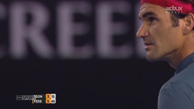 Federer - Tsonga (6-3): une première manche pleinement maitrisée par le Bâlois
