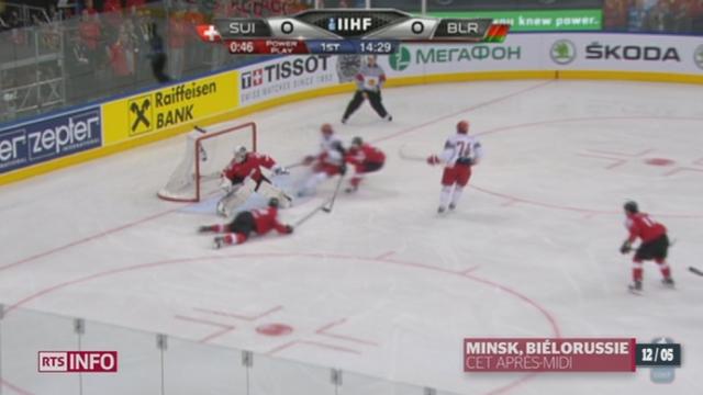 Hockey: le match contre la Biélorussie s'est soldée par un échec