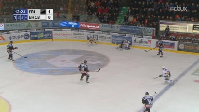 Hockey - LNA (37e j.): Fribourg est battu largement par Bienne (2-7) + itw de Simon Rytz (Bienne) et Julien Sprunger (Gottéron)