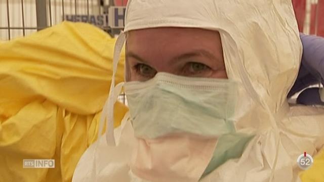 Epidémie d'Ebola: médecin sans frontières entraine ses collaborateurs aux gestes qui sauvent