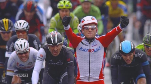 Le norvégien Kristoff s’impose au sprint juste devant Cancellara
