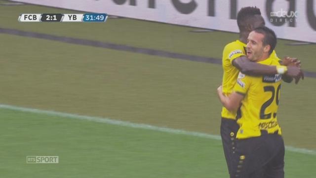 7e journée, FC Bâle - Young Boys (2-1): les Bernois reviennent à la marque sur ce but de la tête de Raphaël Nuzzolo