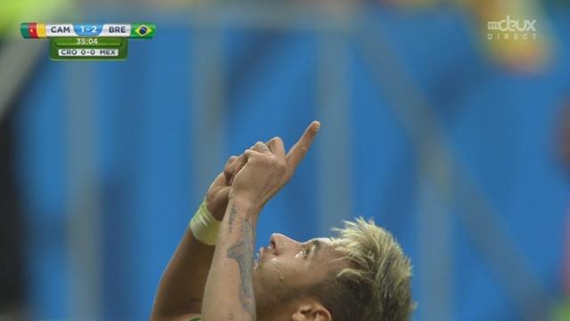 Groupe A, CMR-BRA (1-2): Neymar signe le doublé
