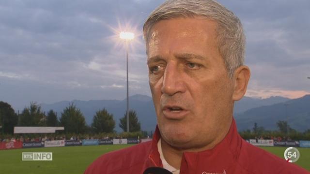 Football: l'équipe de Suisse se prépare pour son premier match officiel de l'ère Petkovic