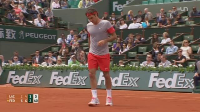 Tennis - Roland Garros: Federer a remporté son match de premier tour face à Lukas Lacko 6-2 6-4 6-2