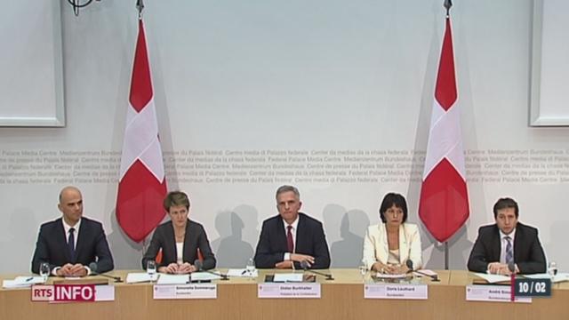 Le Conseil fédéral doit gérer les conséquences du scrutin des Suisses