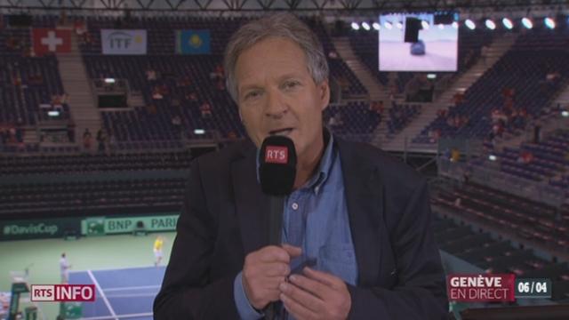 Tennis - Coupe Davis - Suisse contre Kazakhstan: les précisions de Pierre-Alain Dupuis