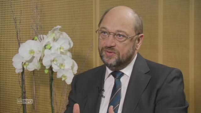 Martin Schulz revient sur la libre circulation