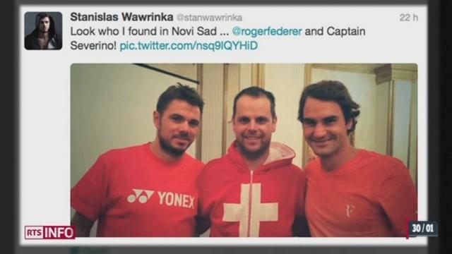 Tennis: Federer et Wawrinka se retrouvent pour la Coupe Davis