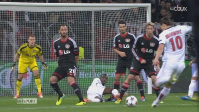 ⅛ de finale (aller). Bayer Leverkusen - Paris St-Germain (0-4). Le PSG n'avait rien à craindre en Allemagne. 2 buts signés Ibrahimovic