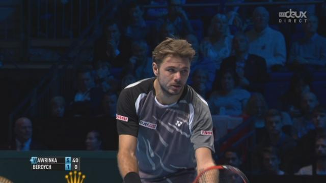 Wawrinka - Berdych (6-1): Wawrinka remporte le 1er set en 25 minutes