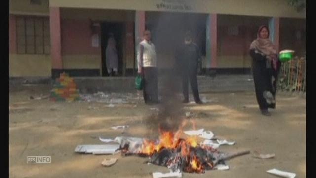 Nombreux bureaux de vote attaqués au Bangladesh