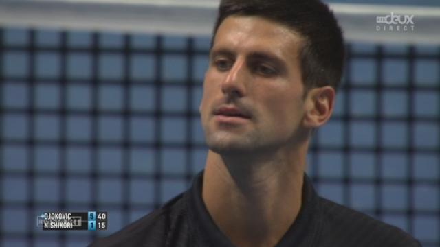 1-2, Djokovic - Nishikori (6-1, 1-0): manque de tranchant pour le "samouraï" qui perd son service d'entrée dans ce 2ème set