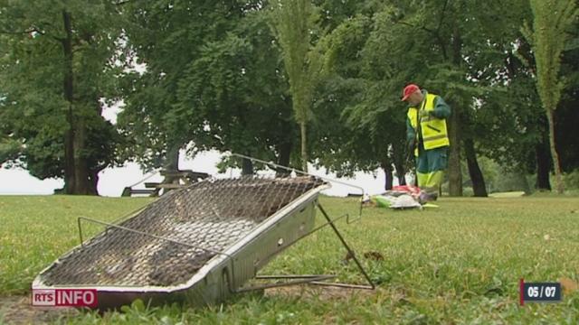 Les grills jetables représentent le nouveau fléau des plages et des parcs