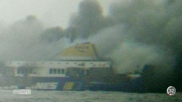 L'incendie du ferry Norman Atlantic a fait 1 mort au large de la Grèce