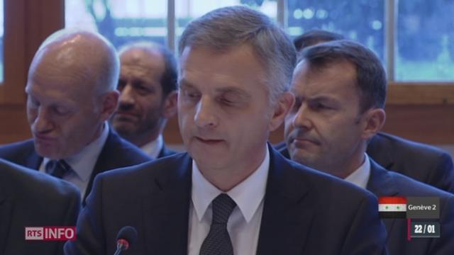 Conférence Genève 2: les ministres syriens rejettent l'hypothèse du départ de Bachar Al Assad
