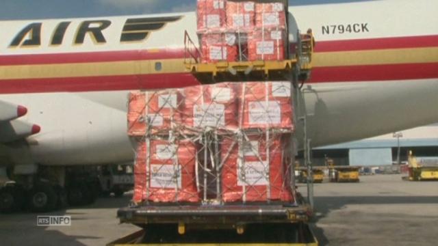 100 tonnes d'aide pour lutter contre Ebola