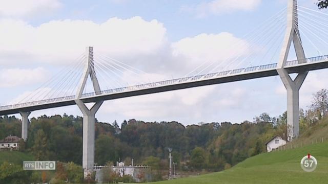 Après 6 ans de travaux, le Pont de la Poya doit être inauguré à Fribourg