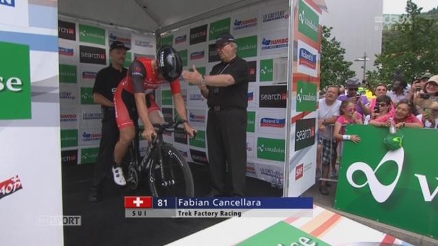 Etape 1, CLM Bellinzone: Fabian Cancellara 4e