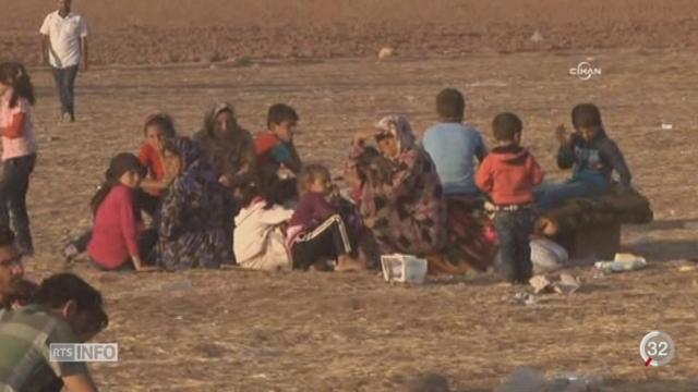 Les Kurdes de Syrie fuient devant l'avancée des djihadistes de l'État islamique